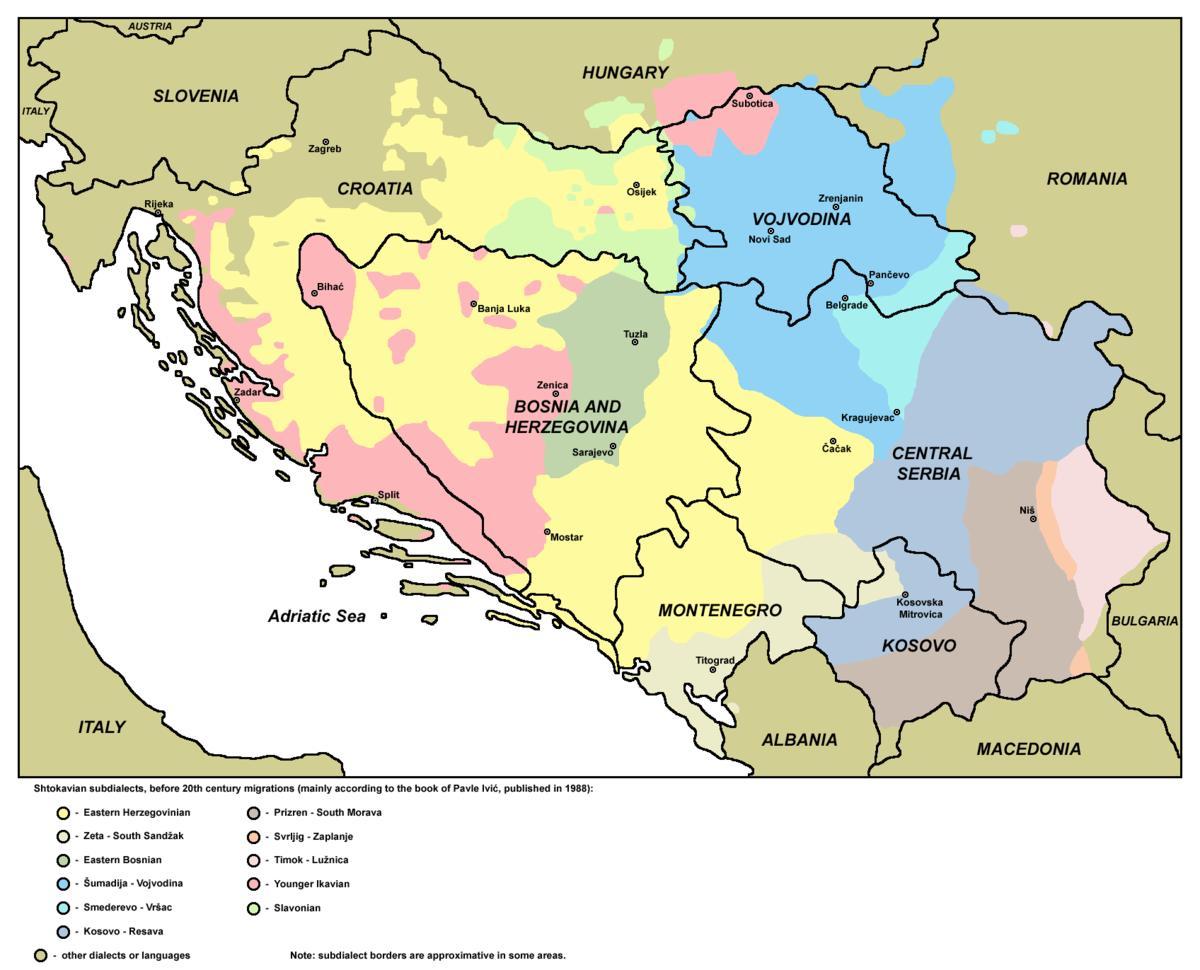 Mappa di hac Bosnia 