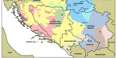 Mappa di hac Bosnia 